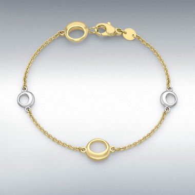 Náhrdelník zlatý LUNAR RINGS.
